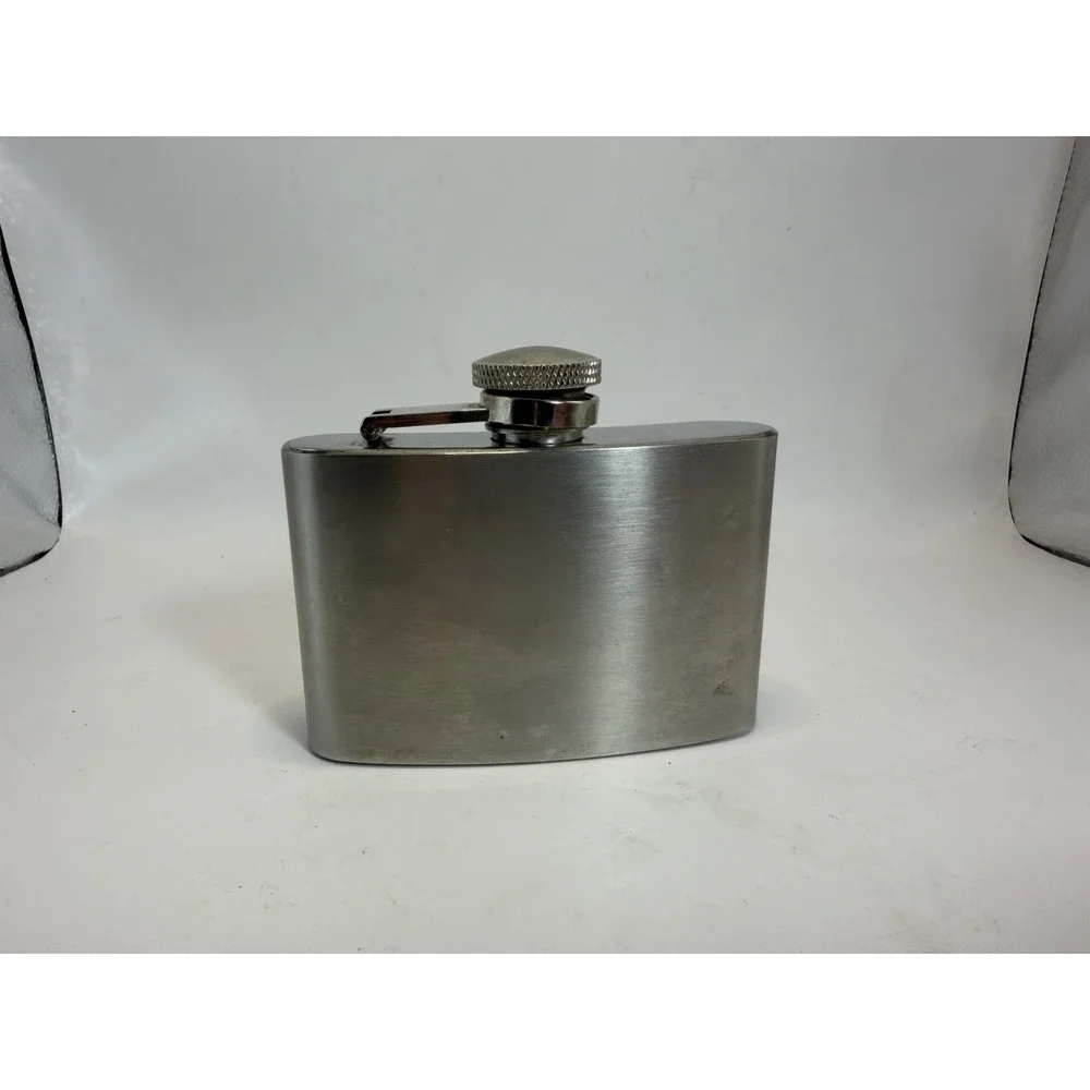 Stainless Steel 4oz Hip Flask Pocket Liquor Bottle‎ Classic Bar Gift